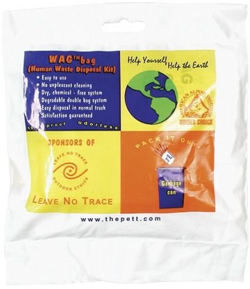 WAG BAG Toilet in a Bag Waste Kit, 12/cs