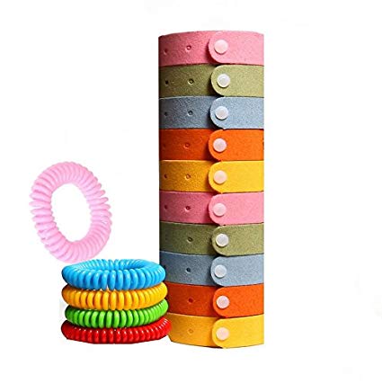 Mosquito Repellent Bracelet - (240 Hrs of Protection) DEET FREE , Non-Toxic, Waterproof , Mosquito Repellent with Maximum Protection Insect Repellent Bracelets for Kids, Adults & Pets - 15 PACK