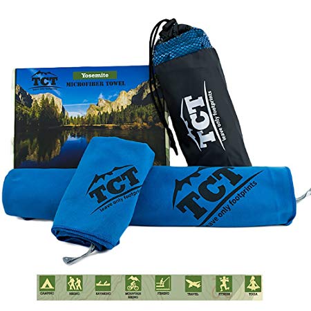 The Camping Trail Microfiber Travel Towel Set By It’s a fast drying outdoor towel that is super absorbent, anti bacterial and lightweight. Comes with a stuff sack and.