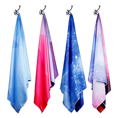 SYOURSELF Microfiber Travel Beach Bath Towel - L: 60