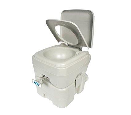 Camco Standard Portable Travel Toilet, Designed for Camping, RV, Boating And Other Recreational Activities (5.3 gallon) (41541)