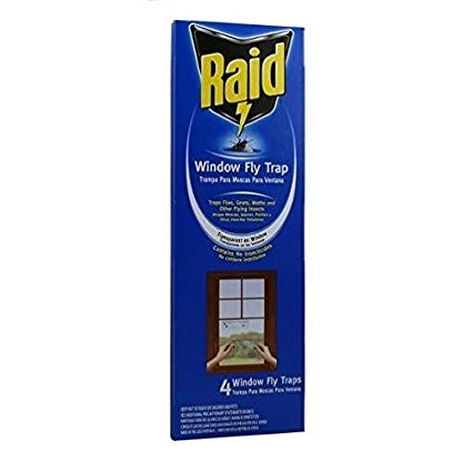 Raid Window Fly Trap, 4 Count (Pack of 6)