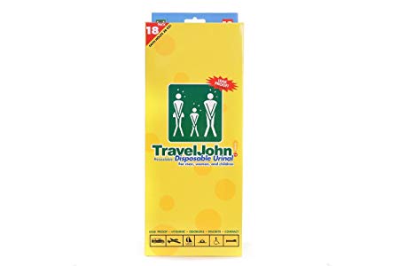 Travel John Disposable Urinal 36 Bags