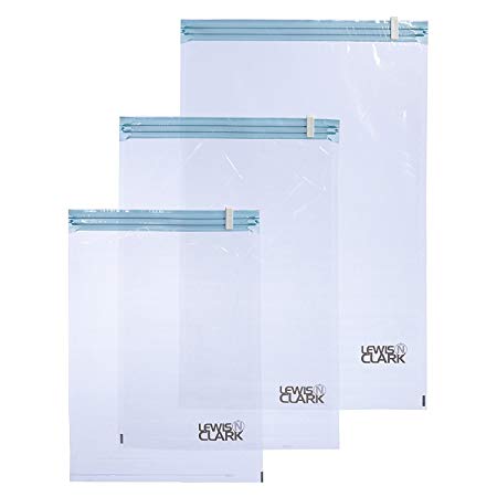 Lewis N. Clark Compression Packers 3 Piece Set (Clear, 2-Pack)