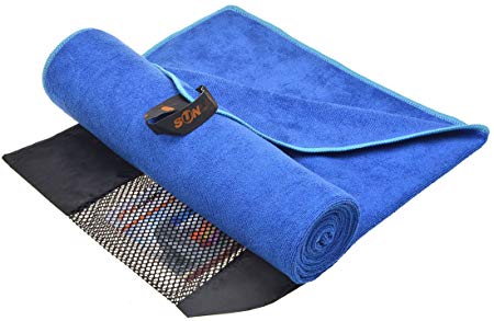 Sunland Ultra Absorbent Travel Towels Fast Drying Microfiber Sports Towel Bath Gym Towels 40inch X 72inch