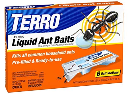 TERRO PreFilled Liquid Ant Killer II Baits T300 (rhze37) (6 Pack)