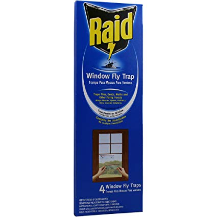 Raid Window Fly Trap, 4 Count (Pack of 11)